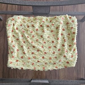 Princess Polly Dayrella Tube Top Yellow